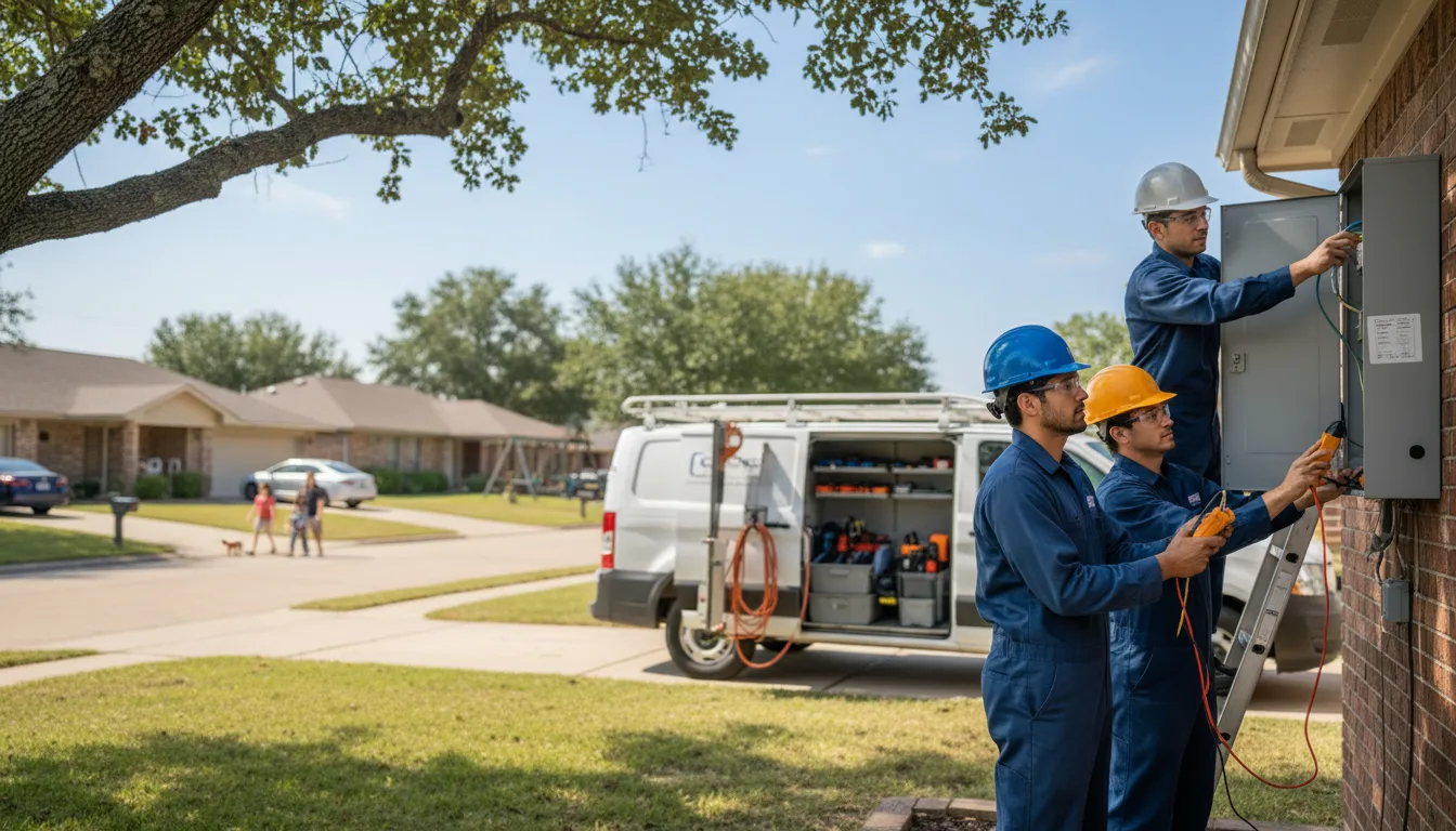 Certified electrician providing emergency electrical services in Elida, NM